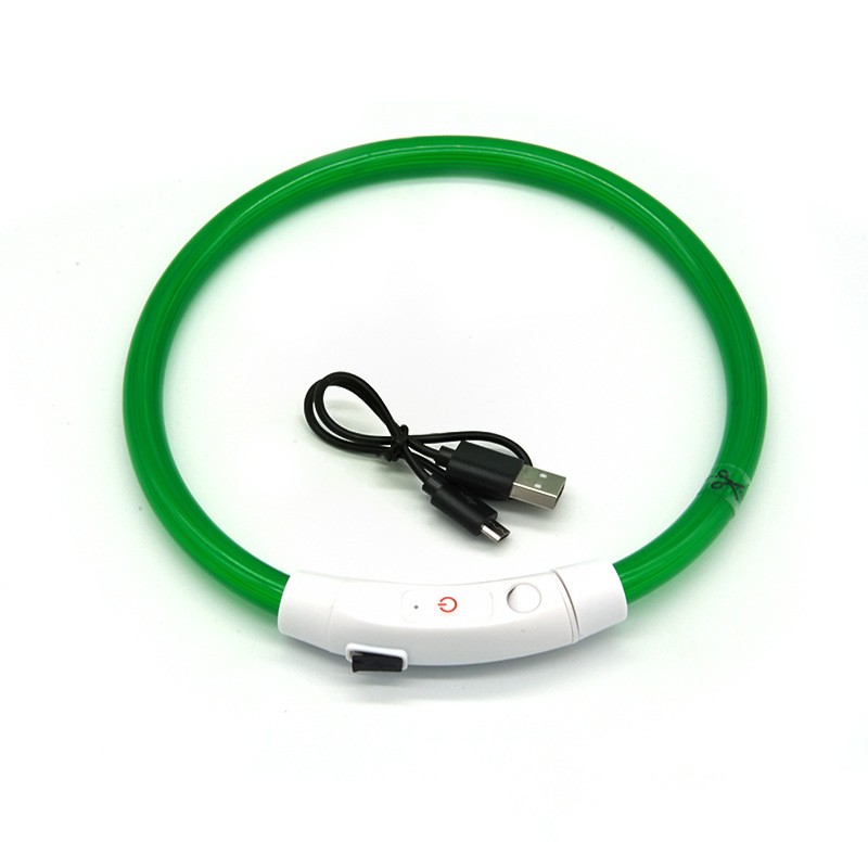 Dog luminous collar luminous pet collar USB charging neck ring LED luminous dog collar — image 3