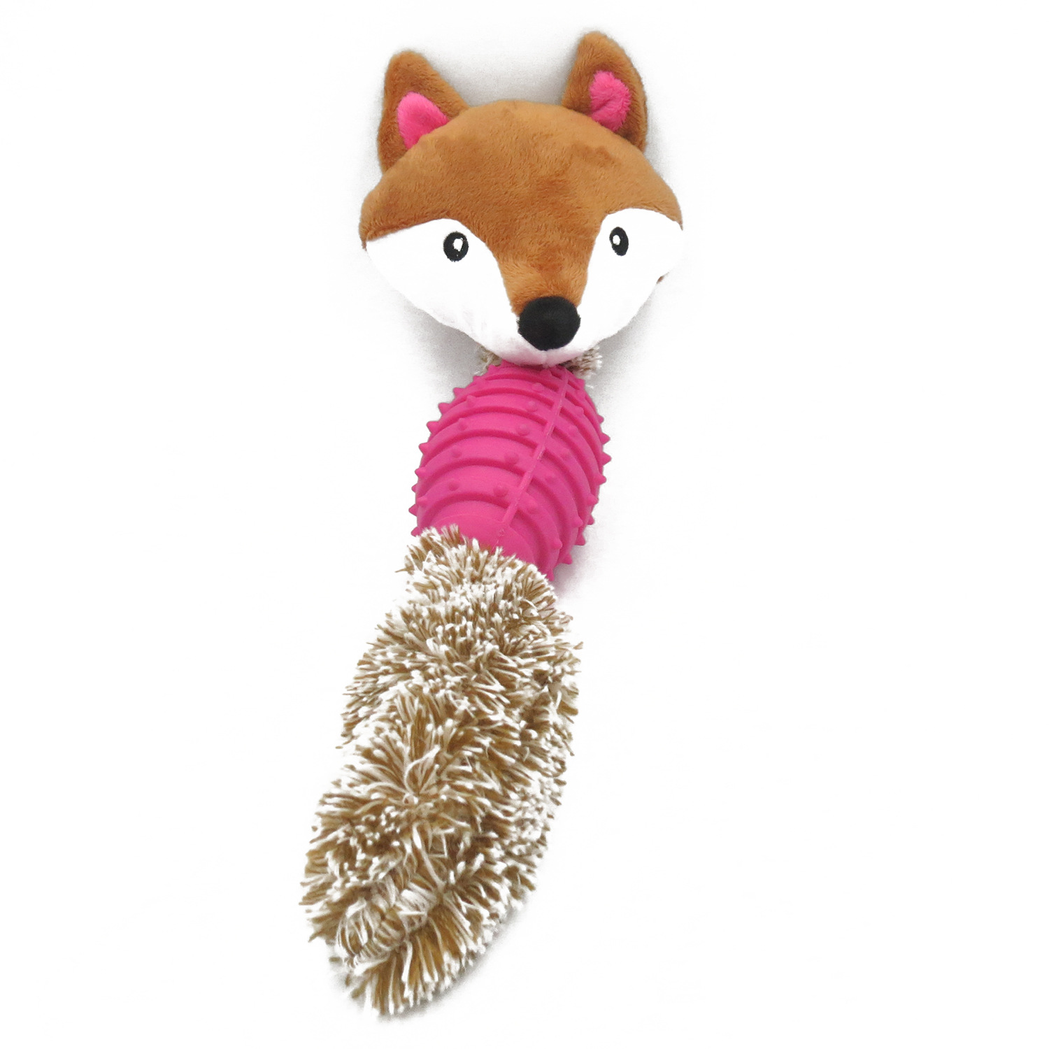Juguetes de Peluche para Mascotas - Zorro, Foca, Mapache y más (Llavados de Dientes para Perros) — imagen 2