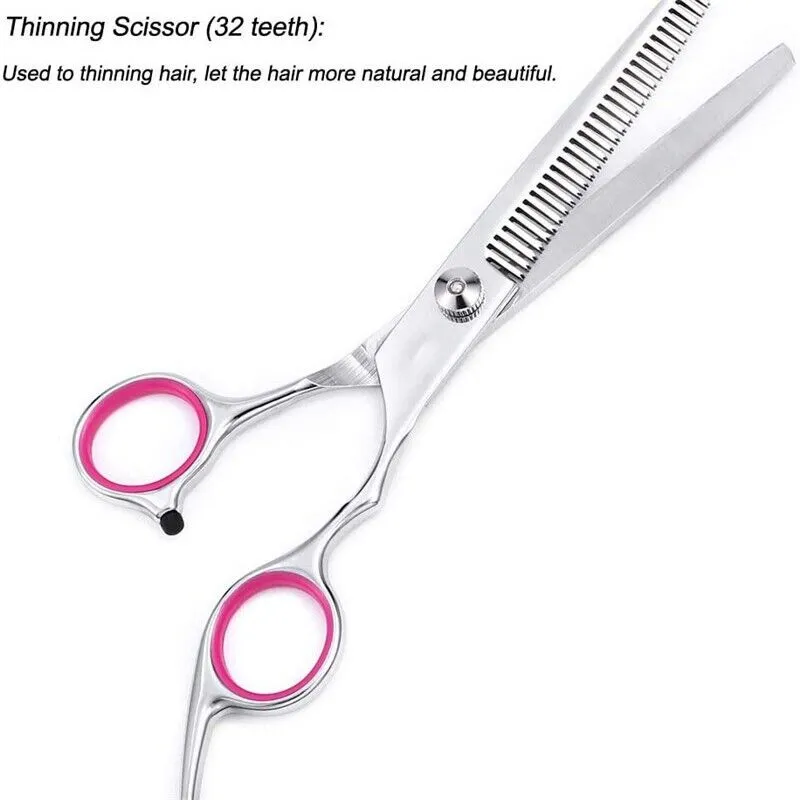 Pet Dog Grooming Scissors Stainless Straight Curved Thinning Shears Trimmer Kits — image 17
