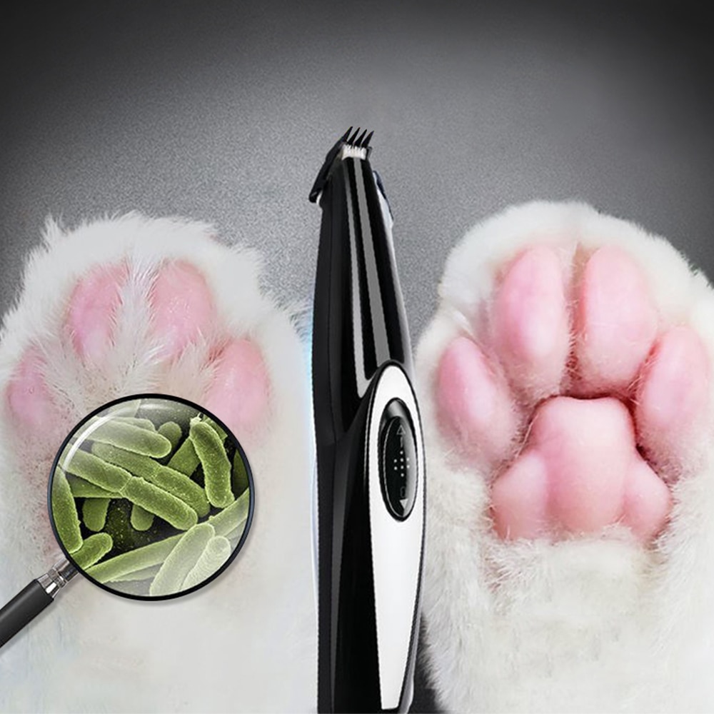 Tijeras para Perros Profesionales Tricólogo de Pata y Cuerpo de Mascotas Silenciosas con Recarga USB — imagen 2