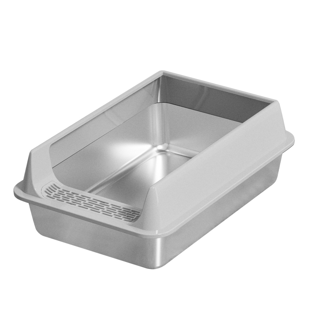 Solo Recogida en Tienda - Caja de Arena para Gatos de Acero Inoxidable — imagen 14