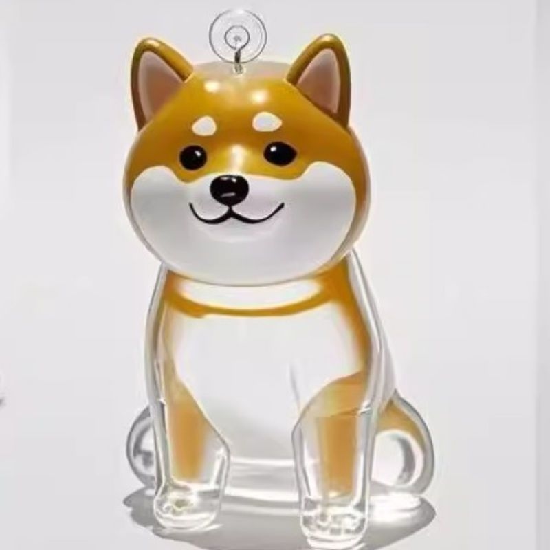 A transparent DIY pet hair memorial keychain box, a sweet keepsake for dog lovers — image 5