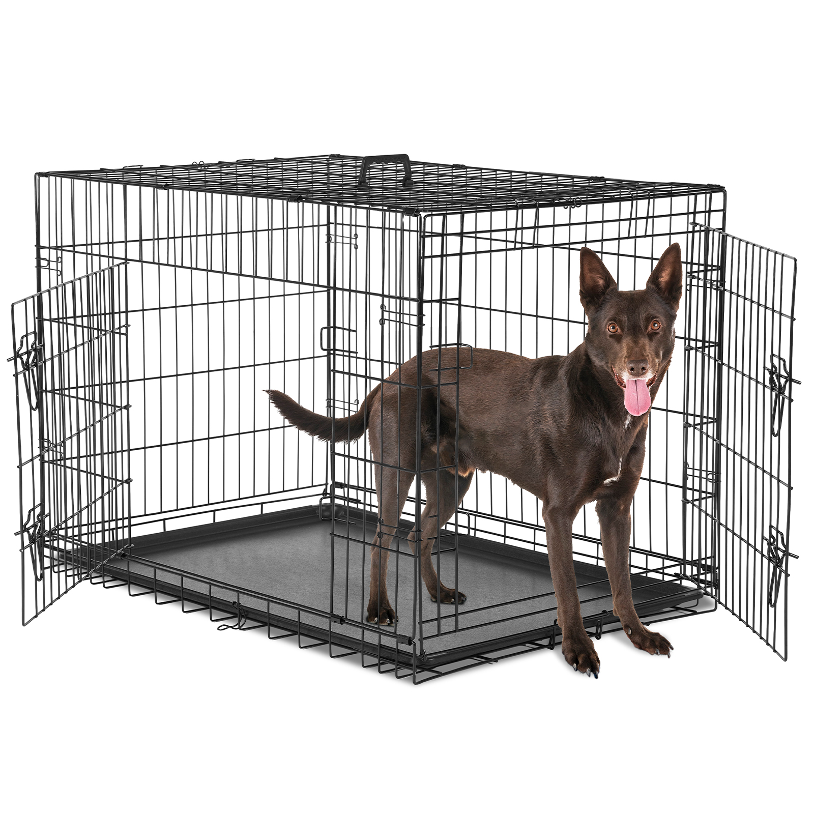 Jaula para Perros con Dos Puertas — imagen 2