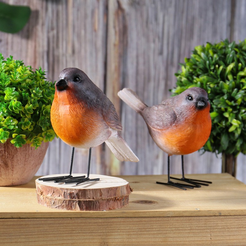 Outdoor simulation bird resin ornaments — image 2