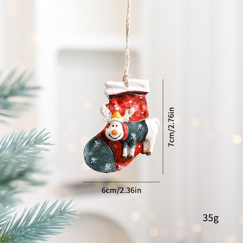 Adorno Navideño Reino de los Cielos Figura de Renuevo Colgante Estilo Animado Decoración para Árbol — imagen 17