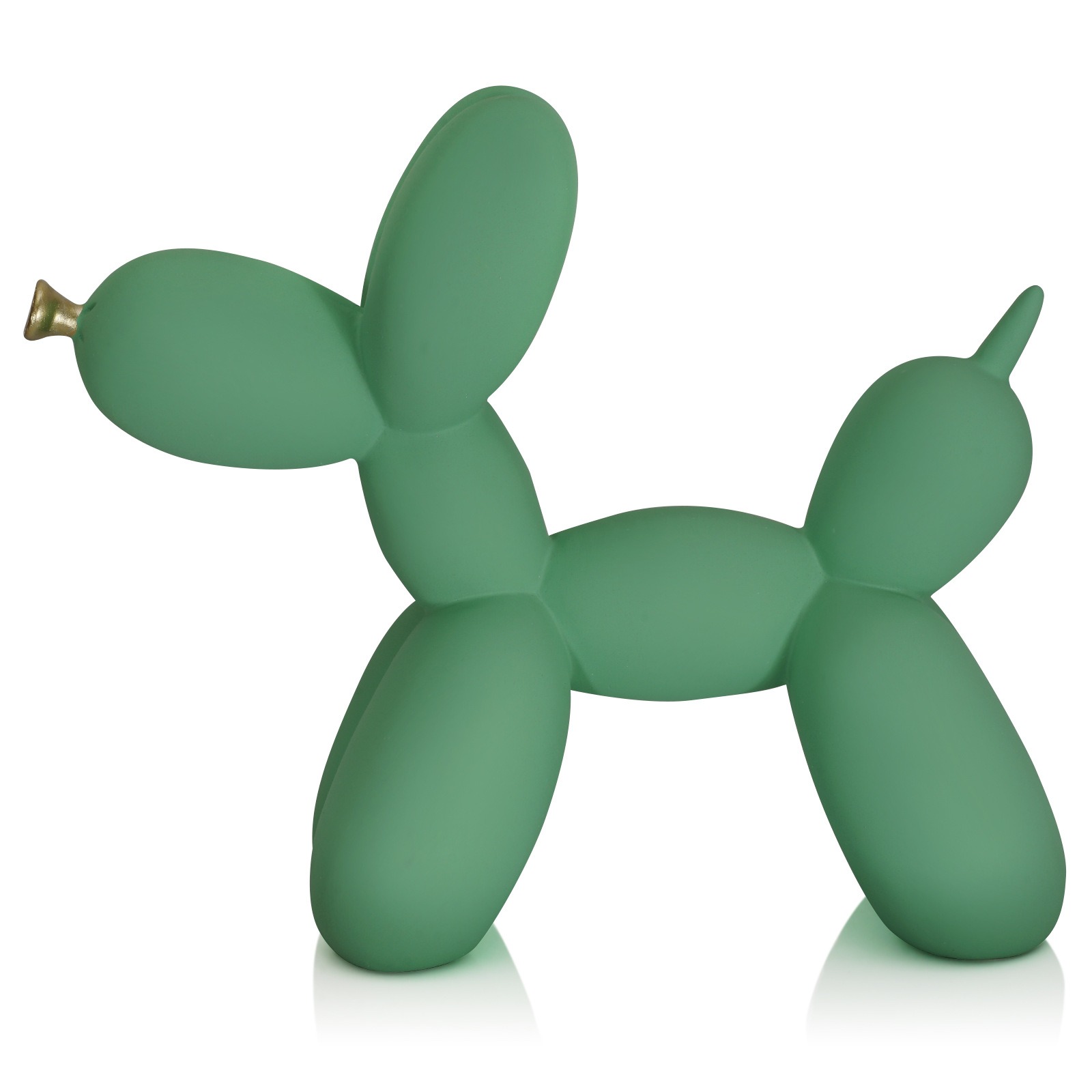 Perro de globo verde decorativo simple para el hogar — imagen 4
