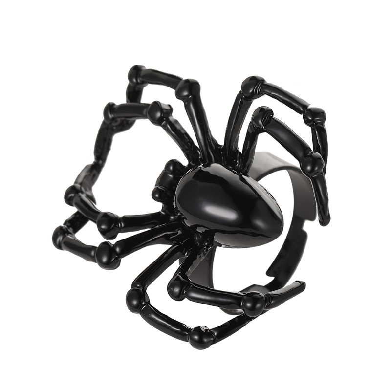 Anillo de Araña Simulado para Halloween, Festival de Fantasmas, Accesorio de Día de Brujas — imagen 2