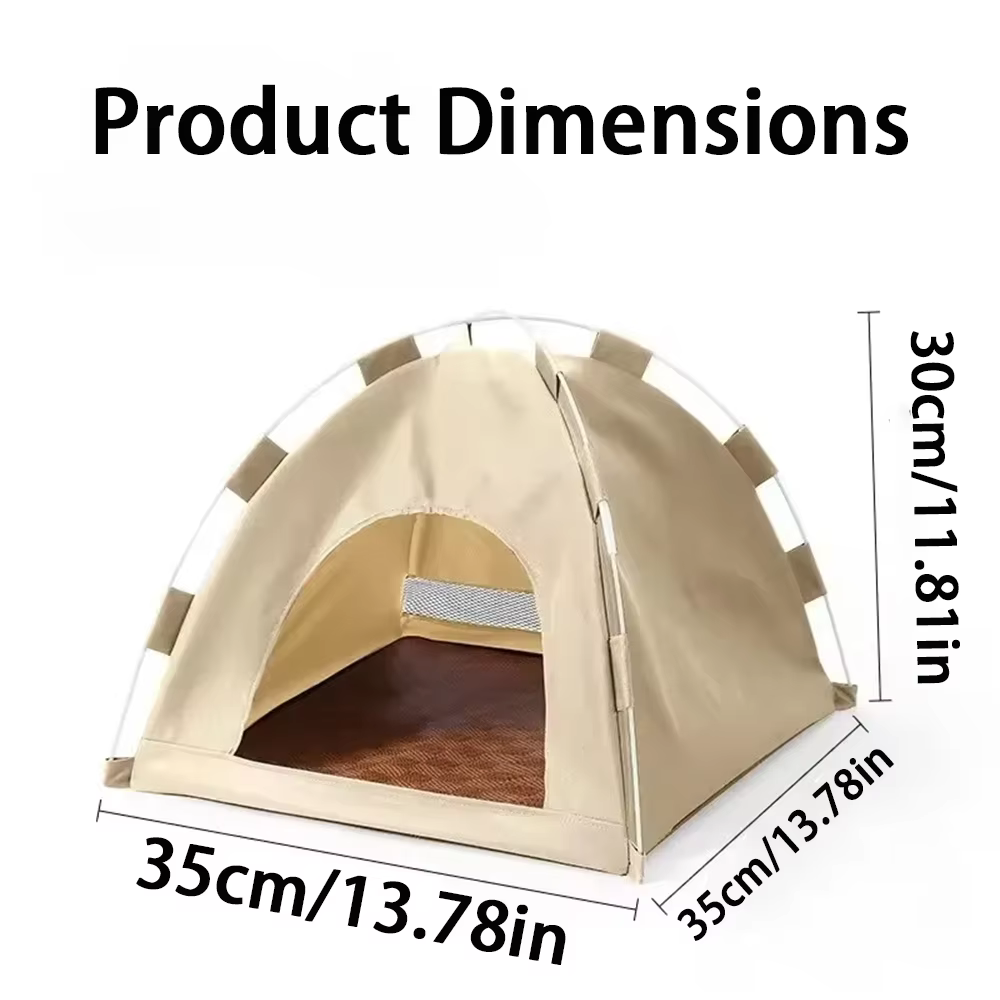 Cama Tenda para Mascotas: Casa, Accesorios, Almohadillas Cálidas, Muebles Sofá, Cestas, Camas, Kit de Tendas de Guisantes de Invierno para Gatitos — imagen 2
