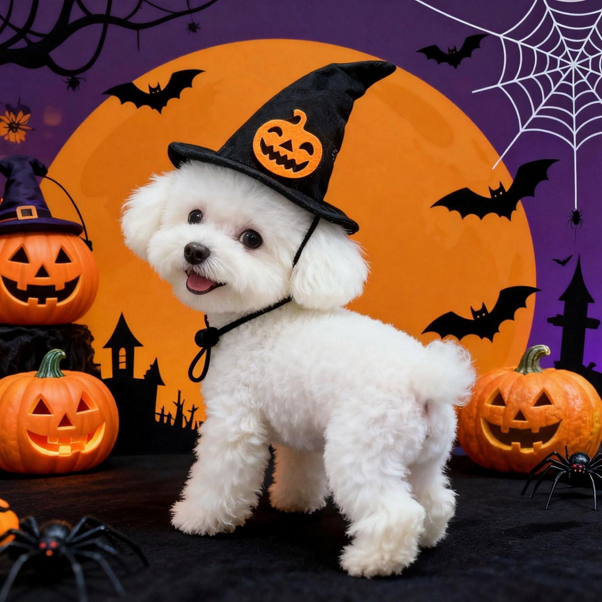 Pet Halloween Hat New Style Direct Factory Supply Pet Transformation Magic Hat Halloween Pet Hat Manufacturer — image 3