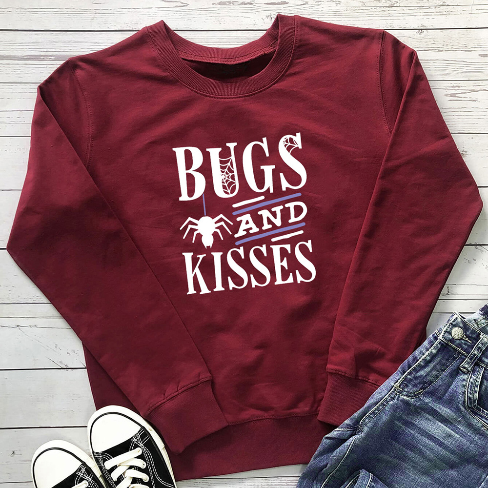 Spider print round neck long sleeved sweatshirt — image 8