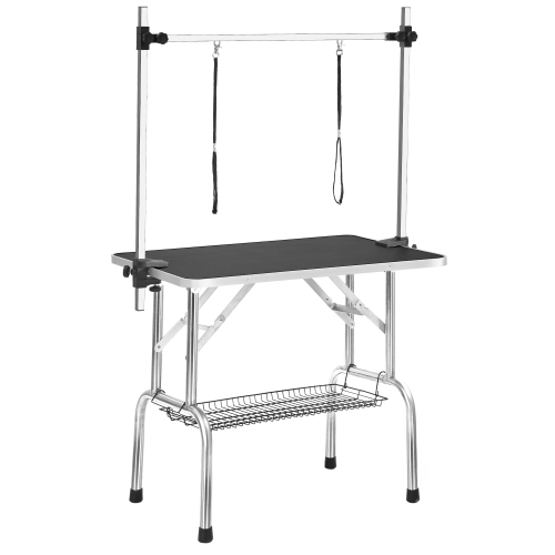 Mesa de Aseo para Perros Profesional Portátil y Resistente con Brazo y Lazo — imagen 3