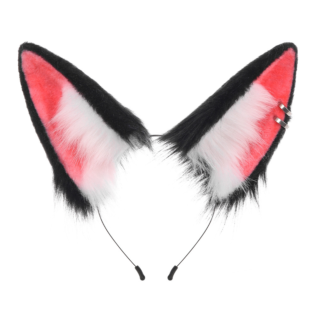 Halloween Handmade Wolf Cosplay Costume with Realistic Fur, Animal Ears and Tail Set for Anime Convention Accessories — image 6
