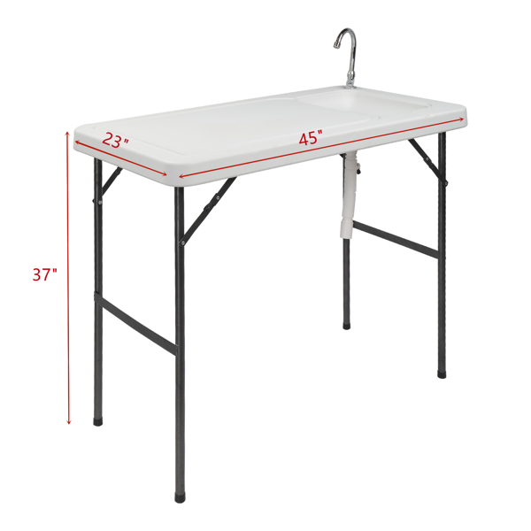 Mesa de Pescar al Aire Libre Rectangular — imagen 8