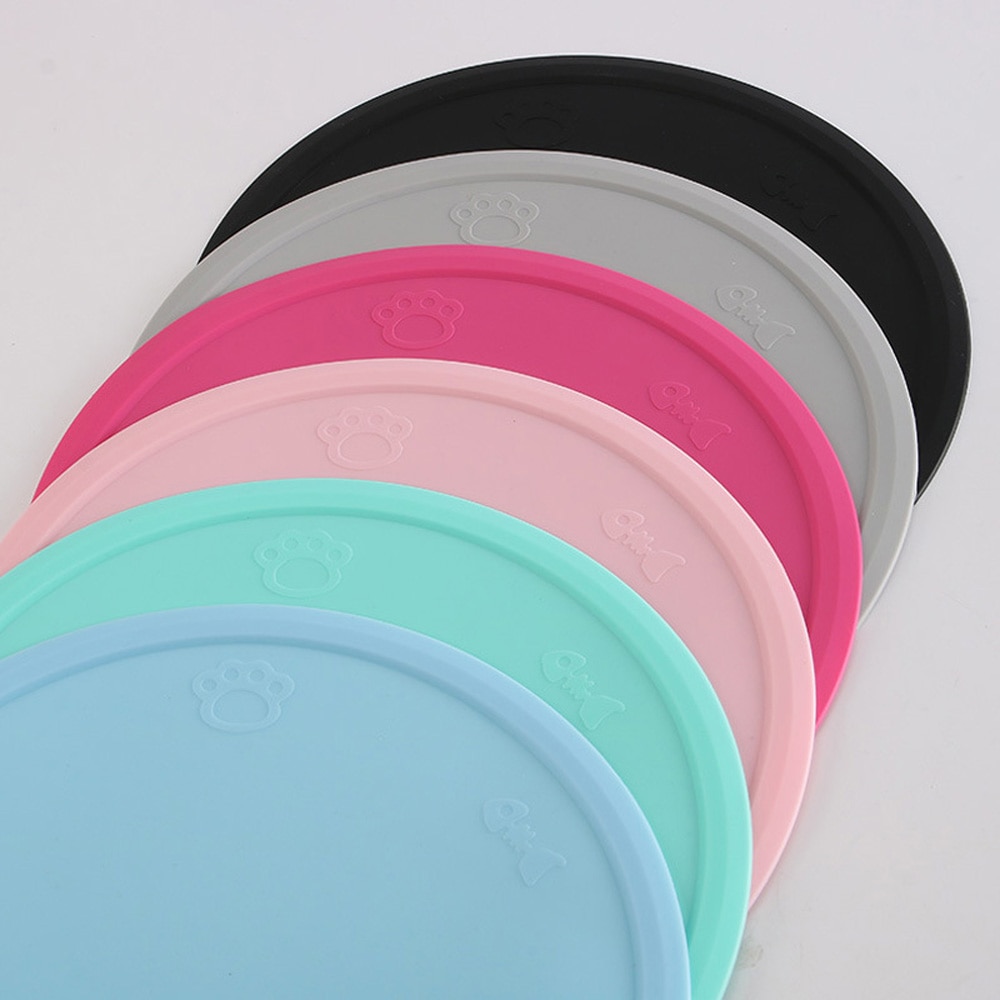 48*27cm Pet Dog Puppy Cat Feeding Mat Pad Cute Cloud Shape Silicone Dish Bowl Food Feed Placement Dog Accessories — image 3