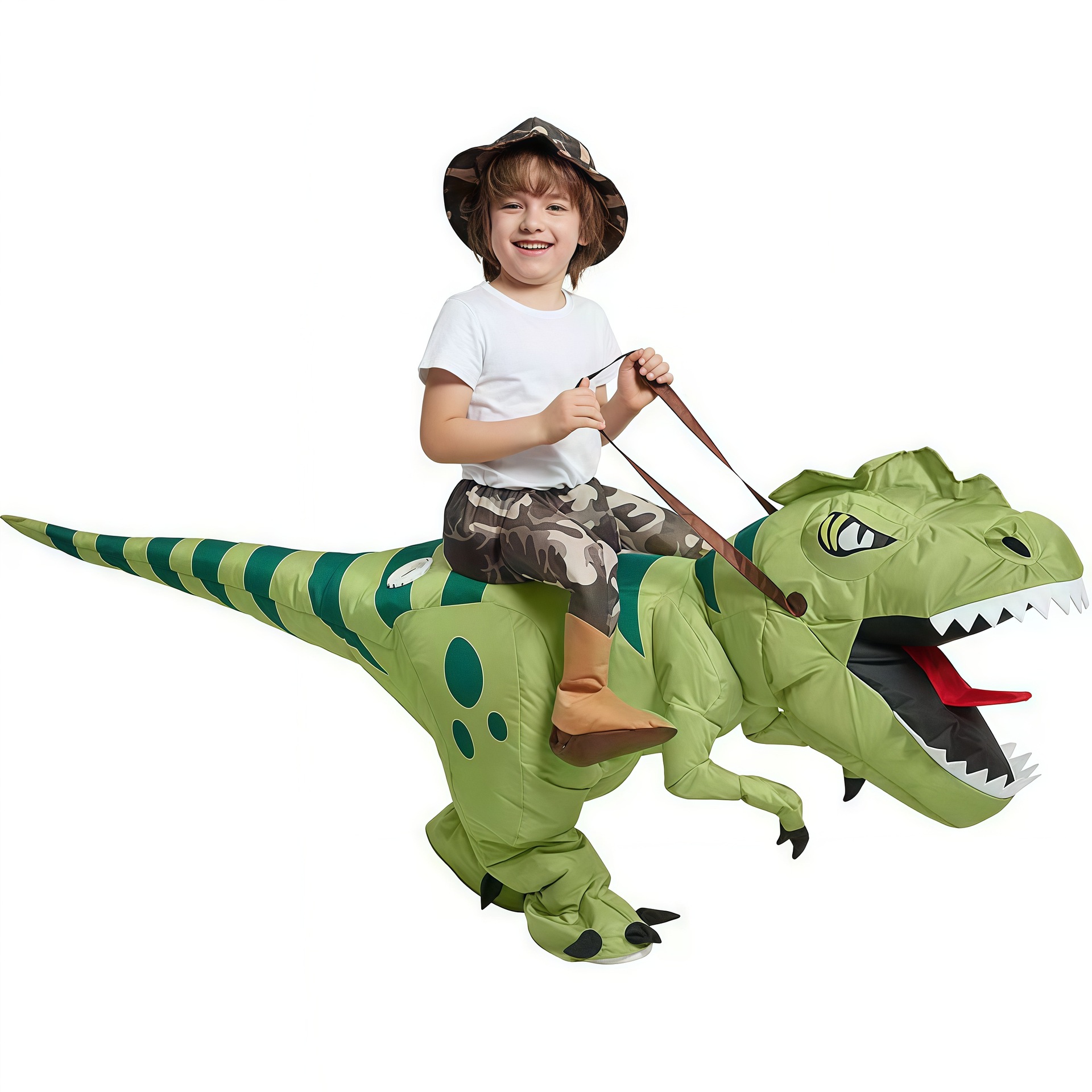 Halloween Stage Inflatable Dinosaur Costume for Performance, Funny Running Dinosaur Inflatable Suit — image 5