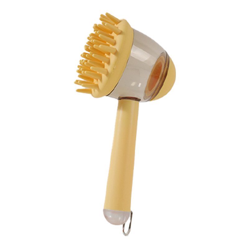 Cepillo de Baño para Mascotas 3 en 1 para Perros y Gatos, Cepillo de Masaje para Ducha, Peine para Depilar y Herramienta Espumante, Cepillo de Belleza Antiencrespamiento — imagen 7