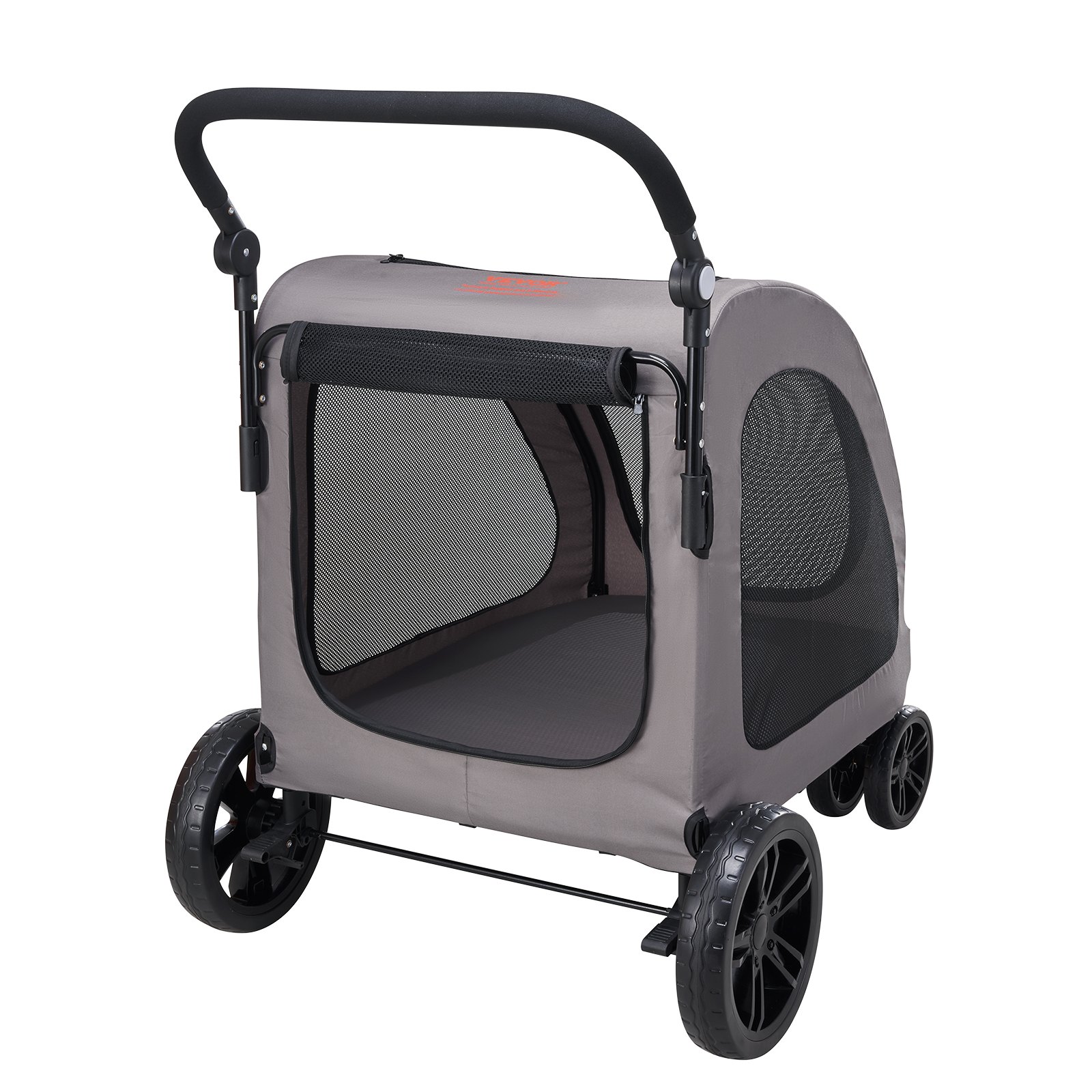 Carrito para Mascotas de 4 Ruedas Capacidad 160 lbs Transporte Seguro Portátil — imagen 1