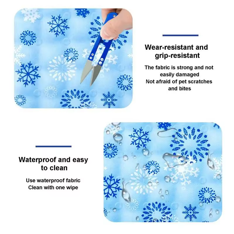 Pet Beds Cooling Cushion Covers Cats Pets Things For Animal Kitten Accessories So Dogs Bed All Little House Furniture Plush Dog — image 3