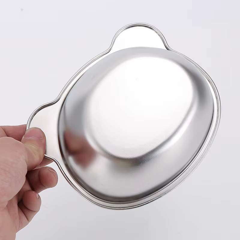 BOOTEELY Tilted Cat Bowl Stainless Steel Cat Food Bowls with Metal Stand Food and Water Dish for Cats Kitten Puppies Feeders Cat Supplies — image 4