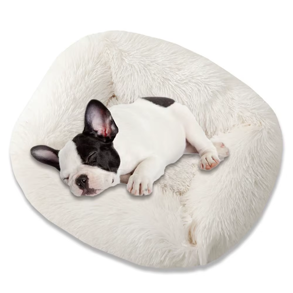 Square Dog Bed Long Plush Solid Color Pet Beds For Little Medium Large Pets Super Soft Winter Warm Sleeping Mats For Dogs Cats — image 6
