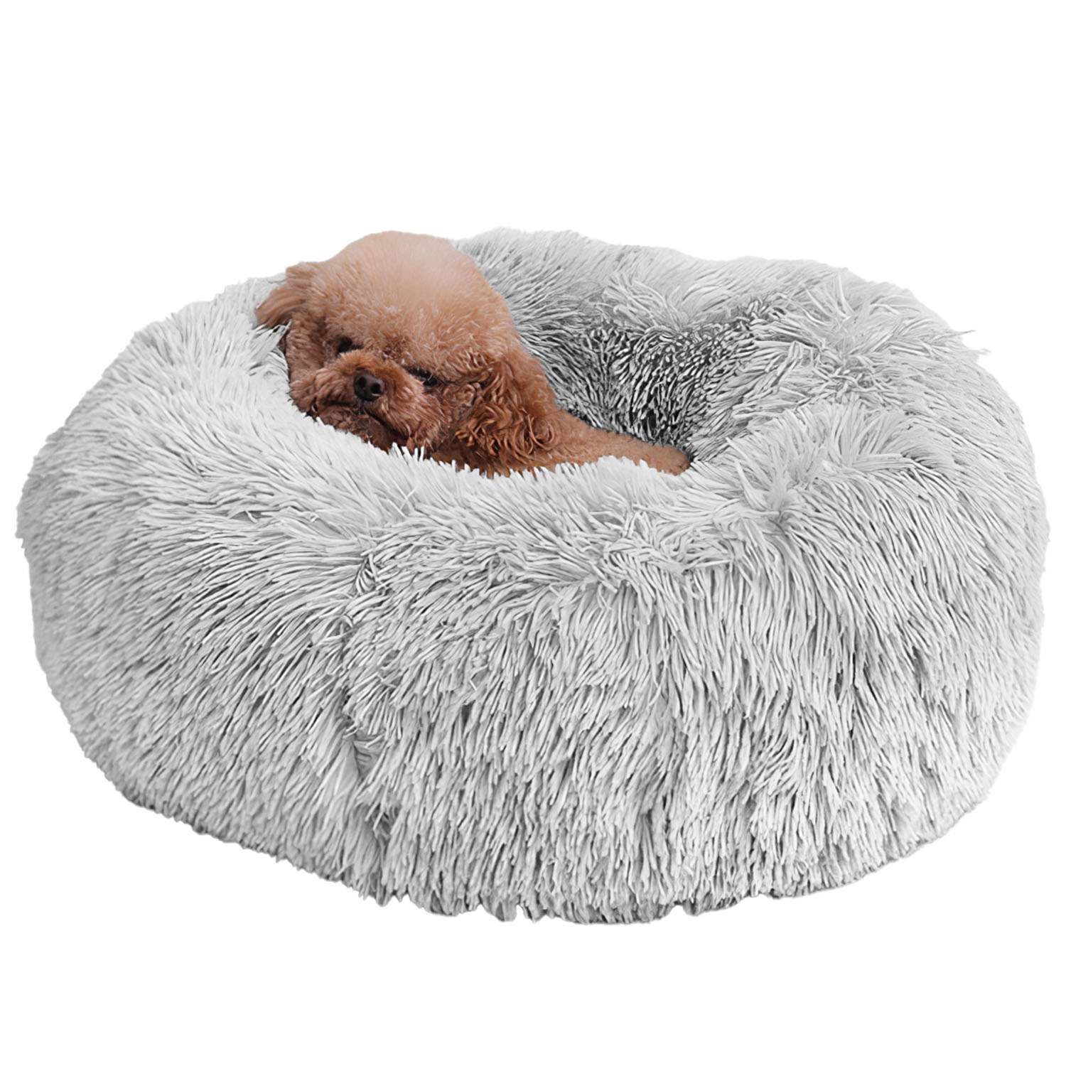 Cama de Pelo Suave para Perros y Gatos, Colchón Cálido Acogedor para Mascotas — imagen 10