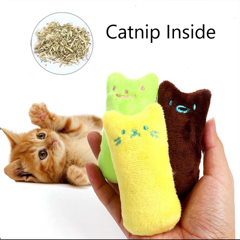 Juguetes de Pepino para Gatos que Mastican, Interactivos y Divertidos, Juguetes de Peluche con Garras y Sonido para Gatas y Kitten — imagen 2