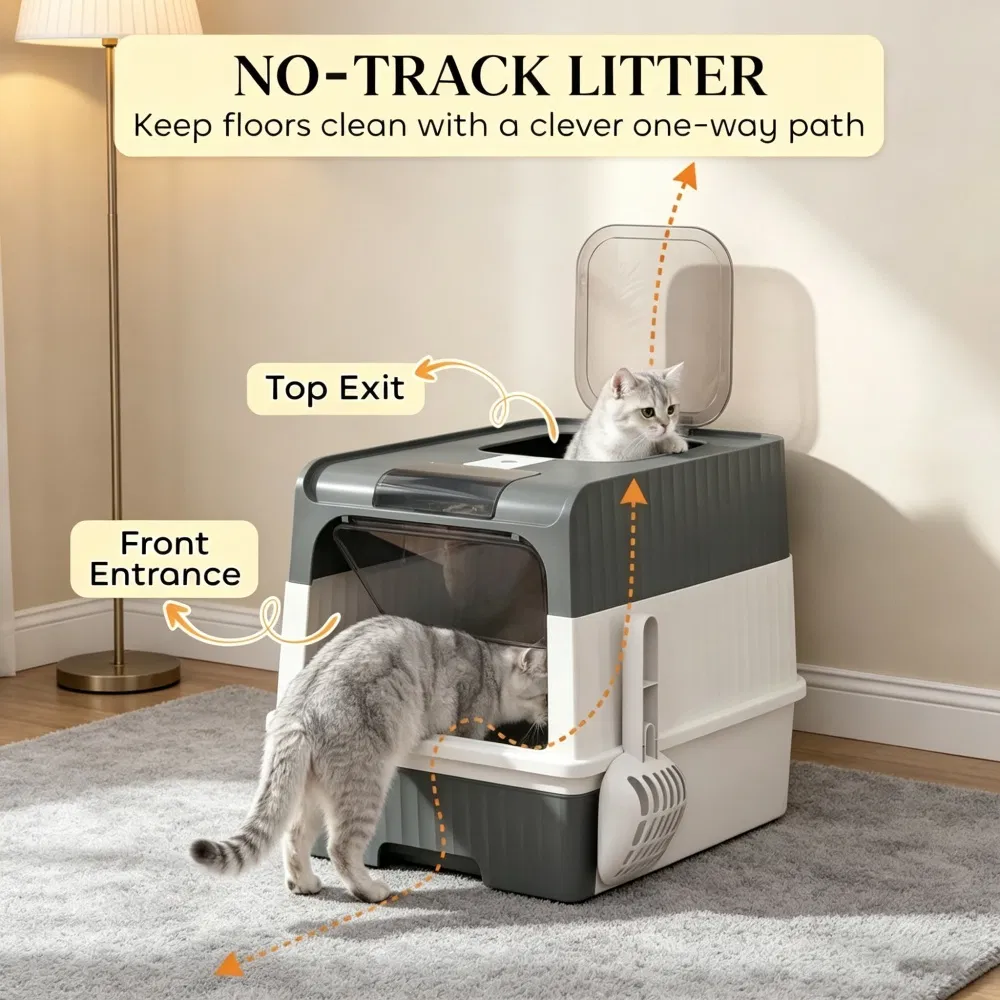 Cat Litter Box 18.9 Inches — image 5