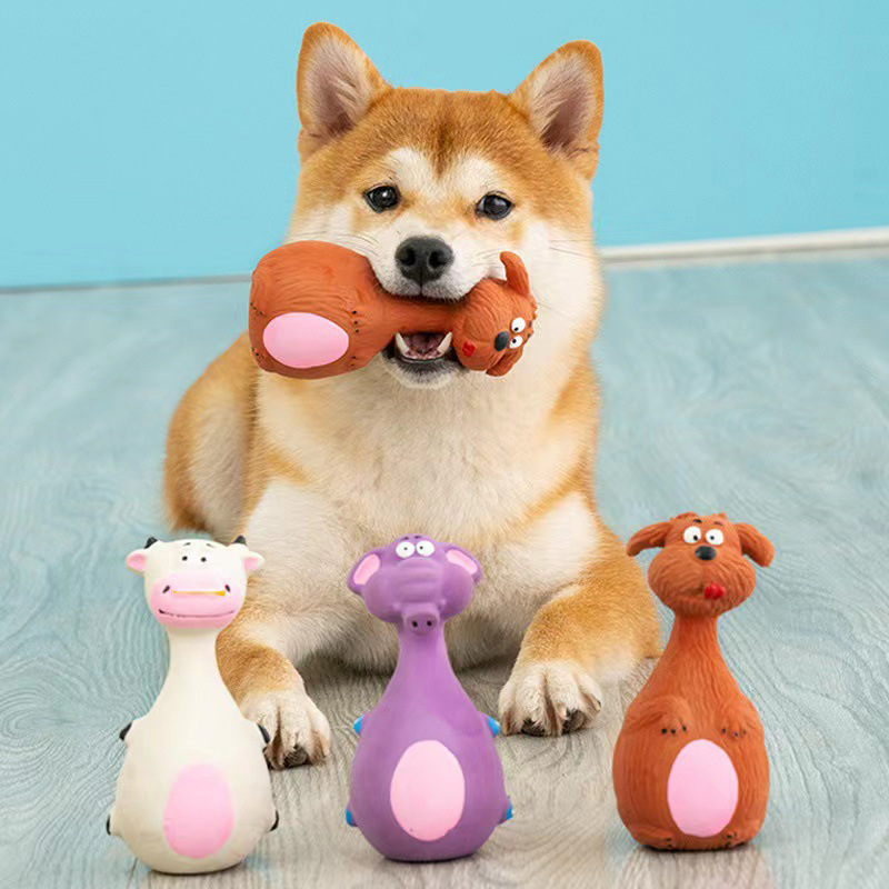 Pet Supplies Dog Toys Dog Voice Latex Cute Cartoon Toys Bite Resistant Latex Toys — image 2