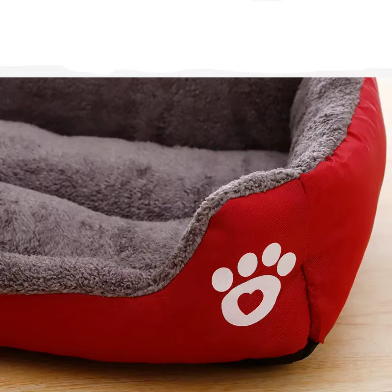 Pet Large Dog Bed Warm House Candy-colored Square Nest Pet Kennel For Small Medium Large Dogs Cat Puppy Plus Size Dog Baskets — image 5