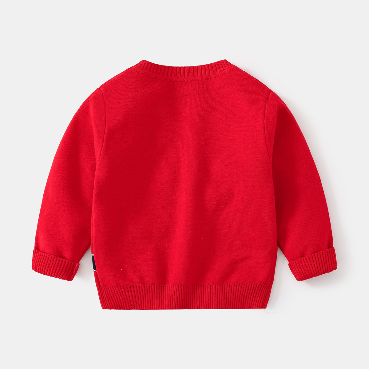 Boys' Knit Cardigan Dinosaur Pattern Sweater, Casual Top for Kids — image 4