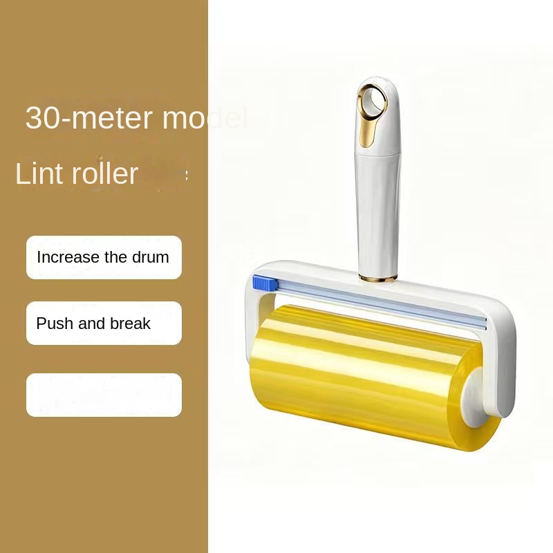 Roller Lint Remover with Reversible Adhesive Tape, Wide Pet Hair Remover Roller, Hair Removal Tool — image 8