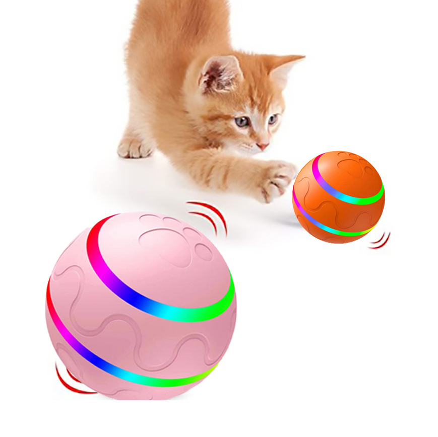 Pelota Inteligente de Gato Wicked Ball Juguete Autónomo con Rotación Automática USB — imagen 18