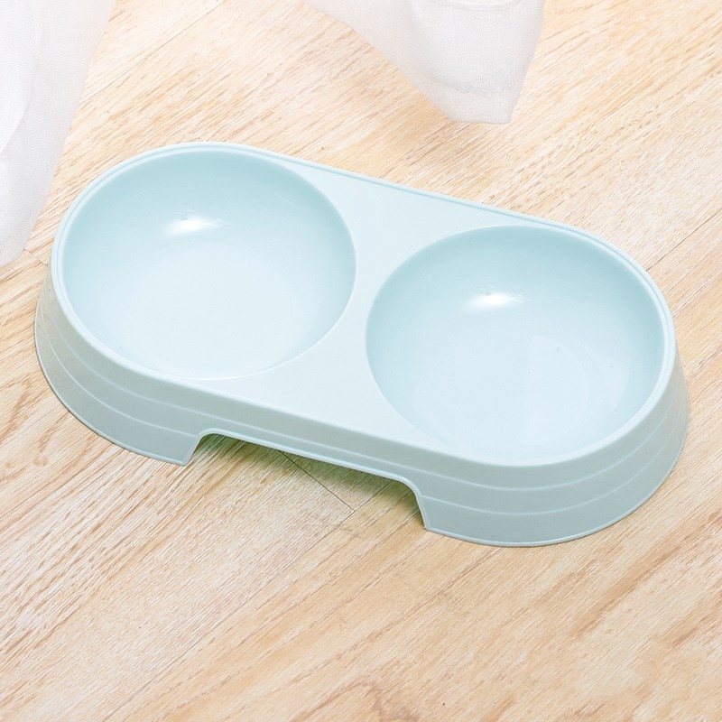 Macarone Double Bowl para Mascotas Plástico Comida y Agua para Perros, Gatos y Pequeños Animales Accesorios de Alimentación Canina y Felina — imagen 6