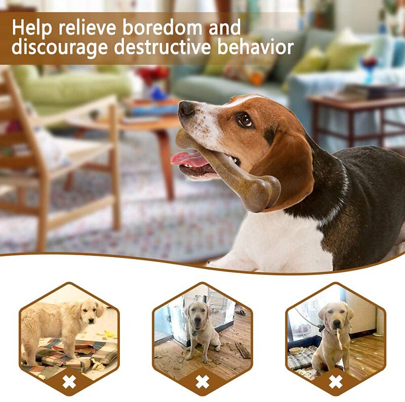 Durable Pet Dog Chew Toys Dog Bone Molar Teeth Clean Stick Toys For Small Medium Large Dogs Pet Chew Game Puppy Accessories — image 3