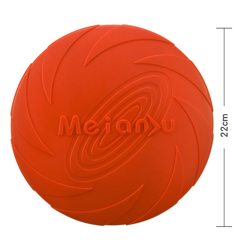 Meianju Dog Frisbee Pet Toys Interactive Toys Pet Frisbee Floating Bite resistant Retrieving Training — image 9