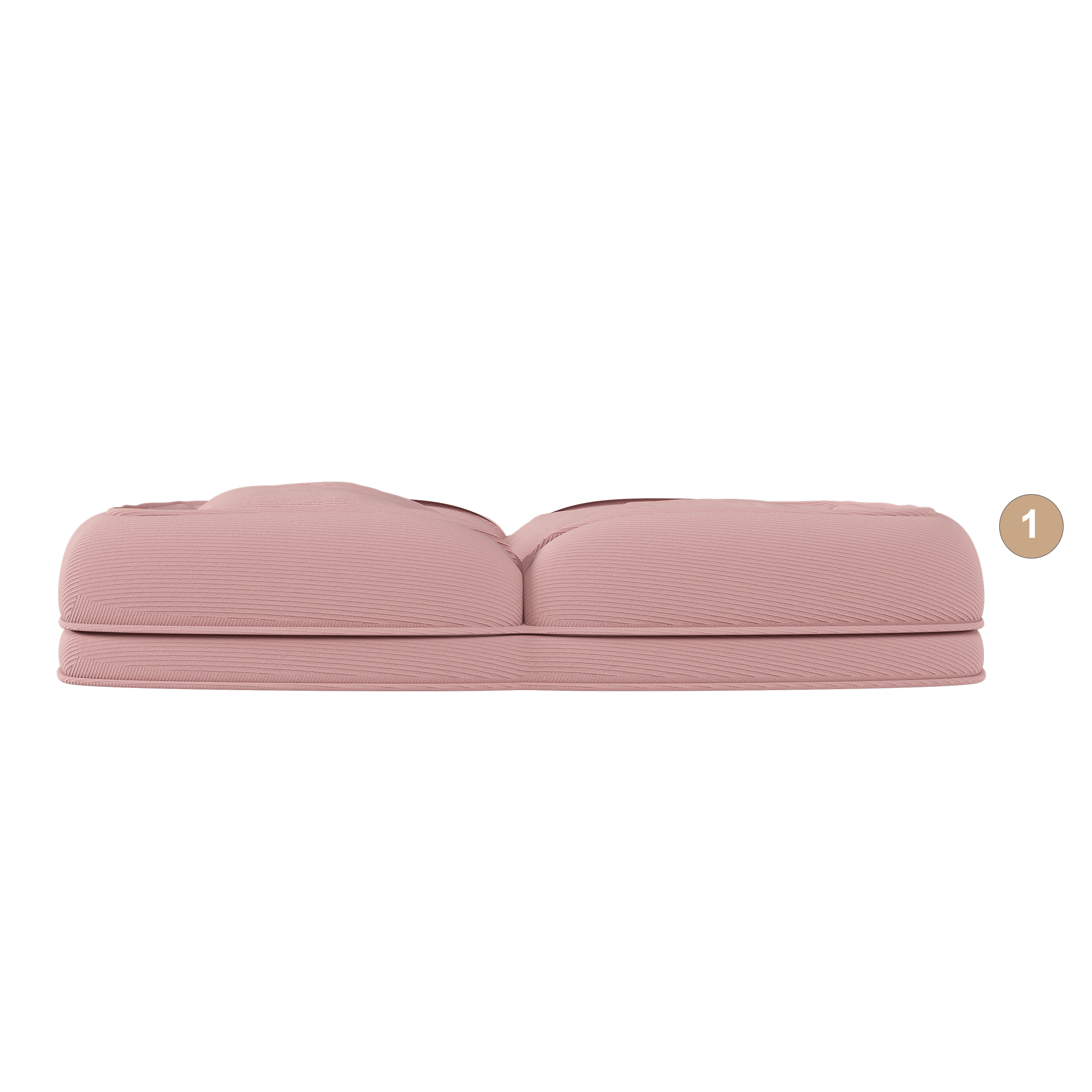 Silla Sofá Reclinable para Adultos y Mascotas con 5 Posiciones Ajustables, Incluye 2 Almohadillas Suaves para Dormir o Leer en Rosa — imagen 3