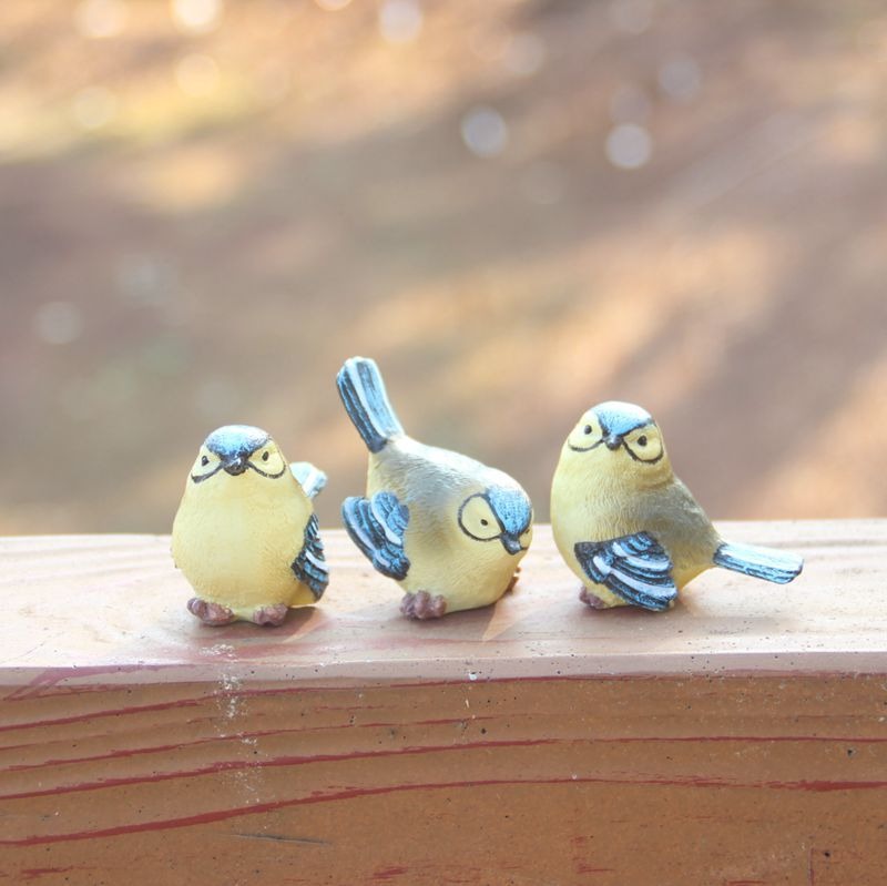 Cute Three Birds Resin Ornament — image 5
