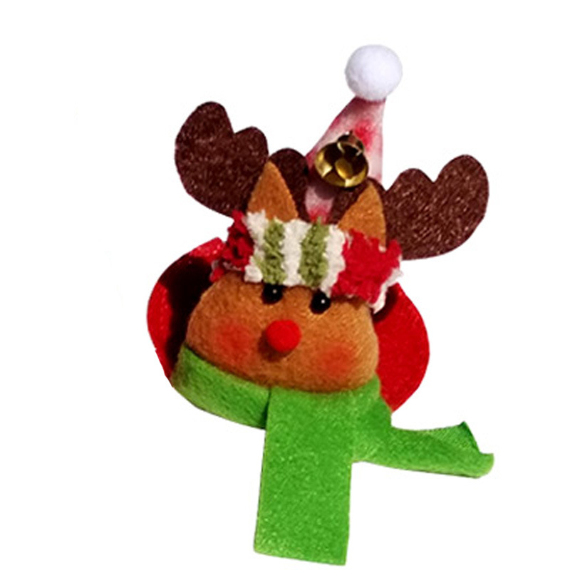 New Christmas Wine Cup Set Santa Claus Snowman Reindeer Christmas Home Decoration — image 3