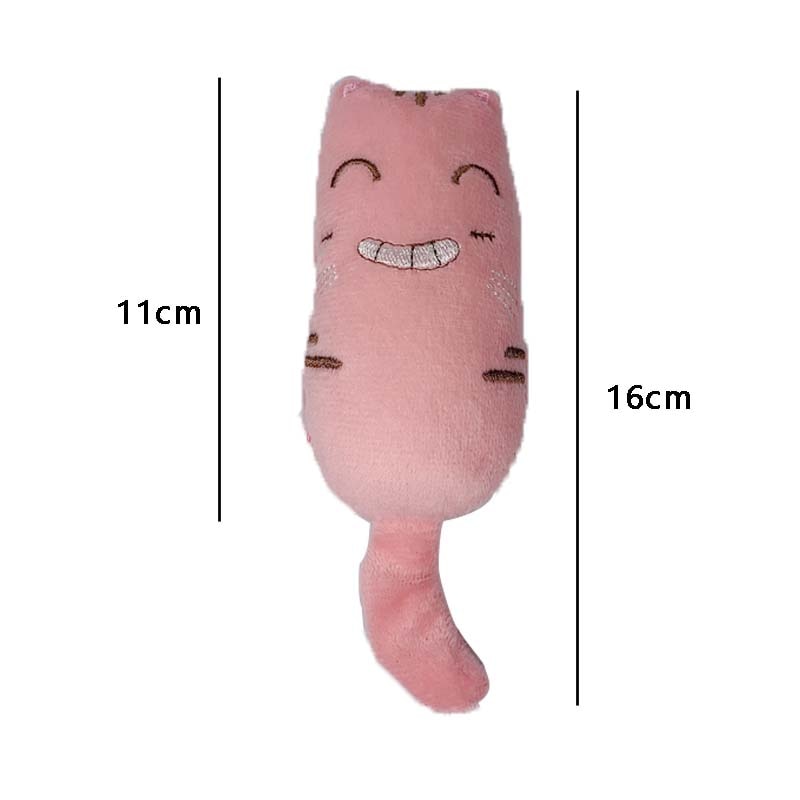 Juguetes de Pepino para Gatos que Mastican, Interactivos y Divertidos, Juguetes de Peluche con Garras y Sonido para Gatas y Kitten — imagen 17
