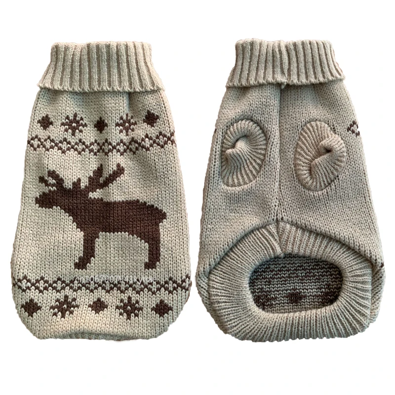 Chaquetón de Invierno para Perros Pequeños y Medianos, Sweater de Lana para Cachorros y Gatos — imagen 5