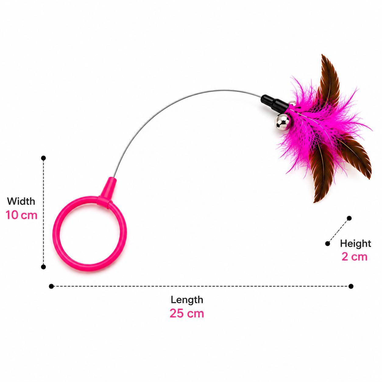 Wearable Cat Feather Collar Toy Interactive Neck-Worn Cat Teaser Automatic Exercise Toy Boosts Pet Activity Levels — image 6