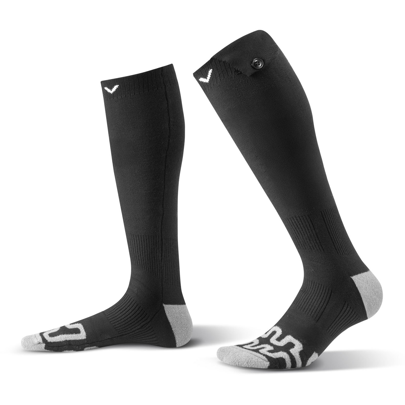 Calcetines Calentadores con Batería de 5000mAh, Nivel de Calor Variable, Calcetines Eléctricos para Hombres y Mujeres, Aislamiento de los Pies para Caza, Equitación, Camping, Senderismo, Esquí — imagen 1