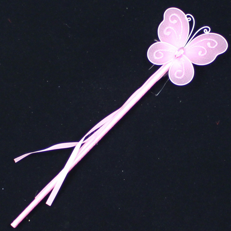 Varita Mágica de Hada Mariposa para Disfraz de Niña de las Flores, Fiesta y Presentaciones, Alas de Ángel — imagen 1