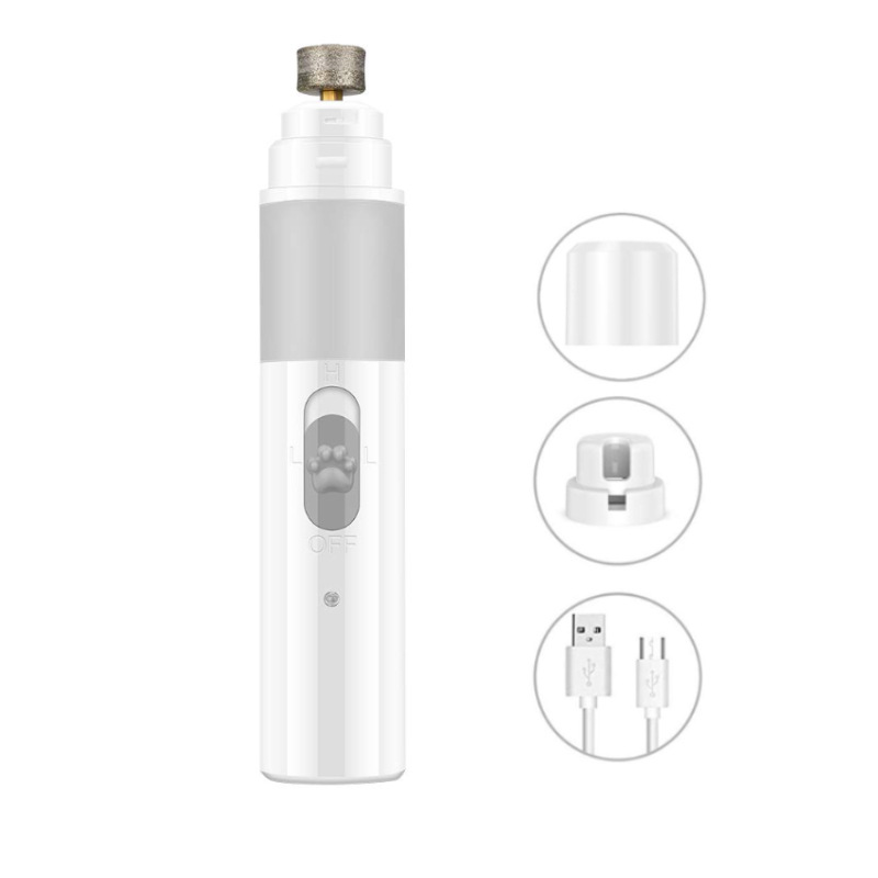 New Rechargeable Pet Nail Clipper Dog Nail Grinder Pet Clipper Cat Dog Nail Clipper Electric Pet Nail Grinder — image 6