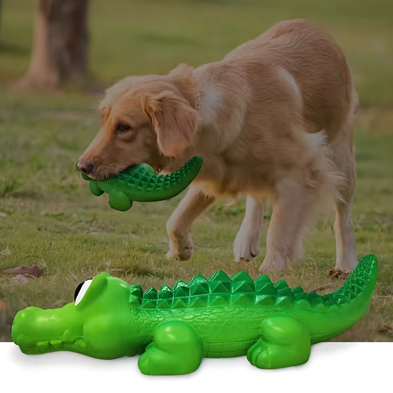 Juguetes de Látex Duraderos para Perros con Mordida Agresiva - Sonido Chillón y Limpiador de Dientes — imagen 4