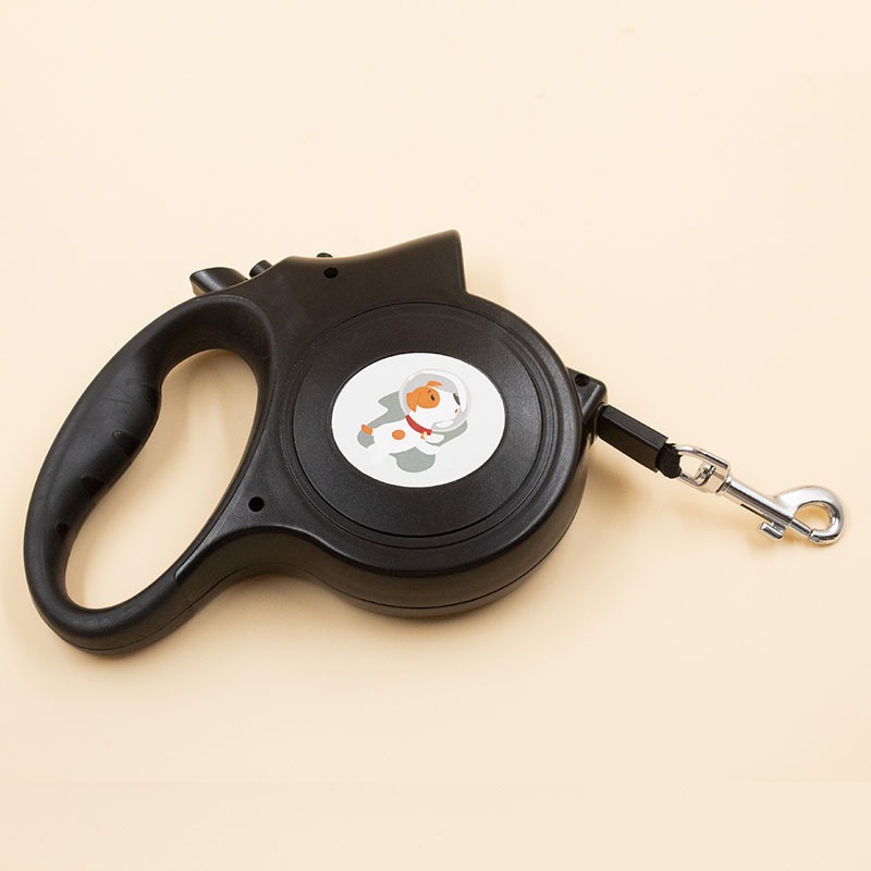 Pet 5-meter automatic retractable leash with light dog walker, small dog leash with rope — image 7
