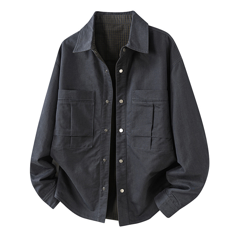 Men's Mountain Outdoor Workwear Long Sleeve Lapel Hunting Casual Jacket Coat — imagen 6