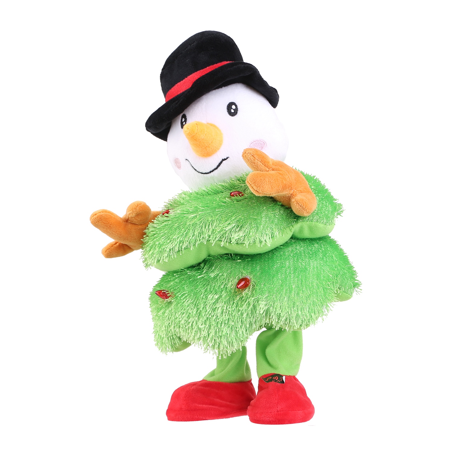Plush de Elefante o Pinguino o Niño de Nieve con Movimientos Eléctricos que Baila, Canta y Habla Interactivamente con Canciones Divertidas para Regalos Navideños para Niños — imagen 12