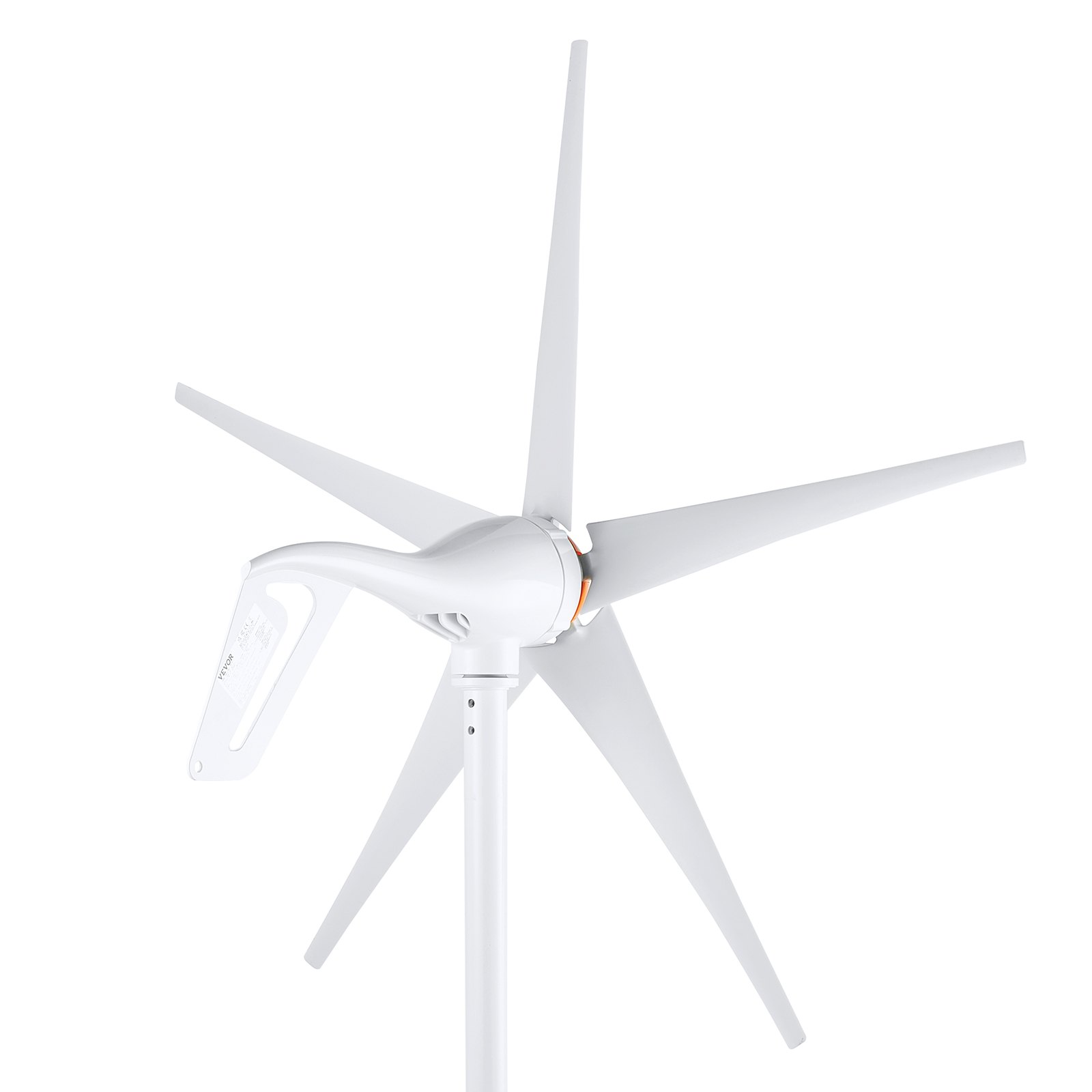 500W Wind Turbine Generator, 12V Wind Turbine Kit, 5-Blade Wind Power Generator With MPPT Controller, Adjustable Windward Direction & 2.5m/s Start Wind Speed, Suitable For Home, Farm, RVs, Boats — imagen 1