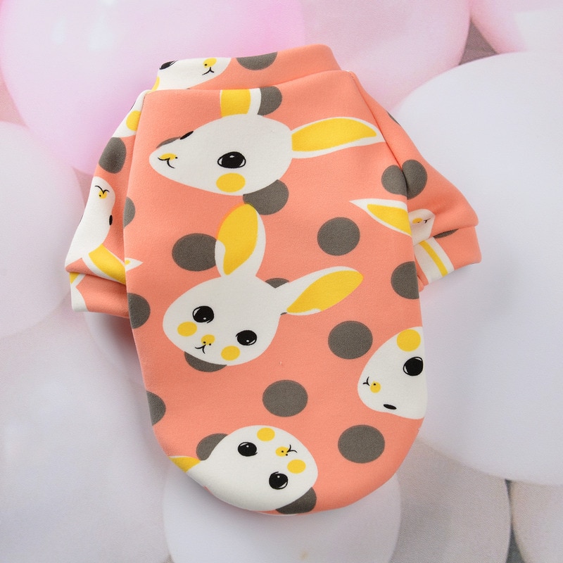 Pet Dog Costume Cute Animal Printed Pet Coat Cotton Soft Pullover Dog Shirt Jacket Sweatshirt Cat Sweater Pets Clothing Outfit — image 9